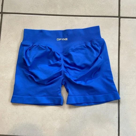 Electric Blue Dfyne Impact Shorts - Picture 2 of 3